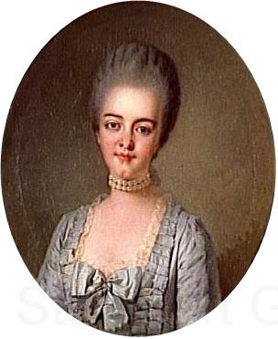 Francois-Hubert Drouais Portrait of Bathilde dOrleans